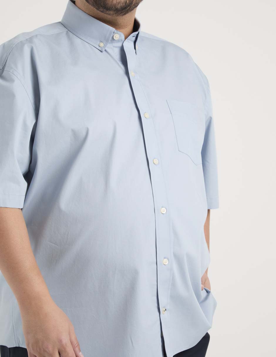 Camisa casual manga al codo para hombre 5