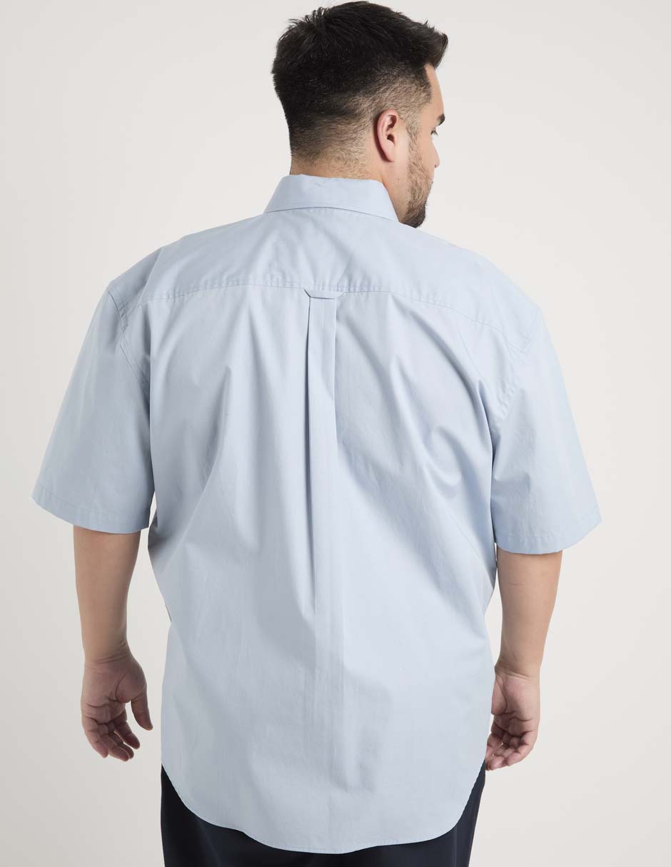 Camisa casual manga al codo para hombre 6