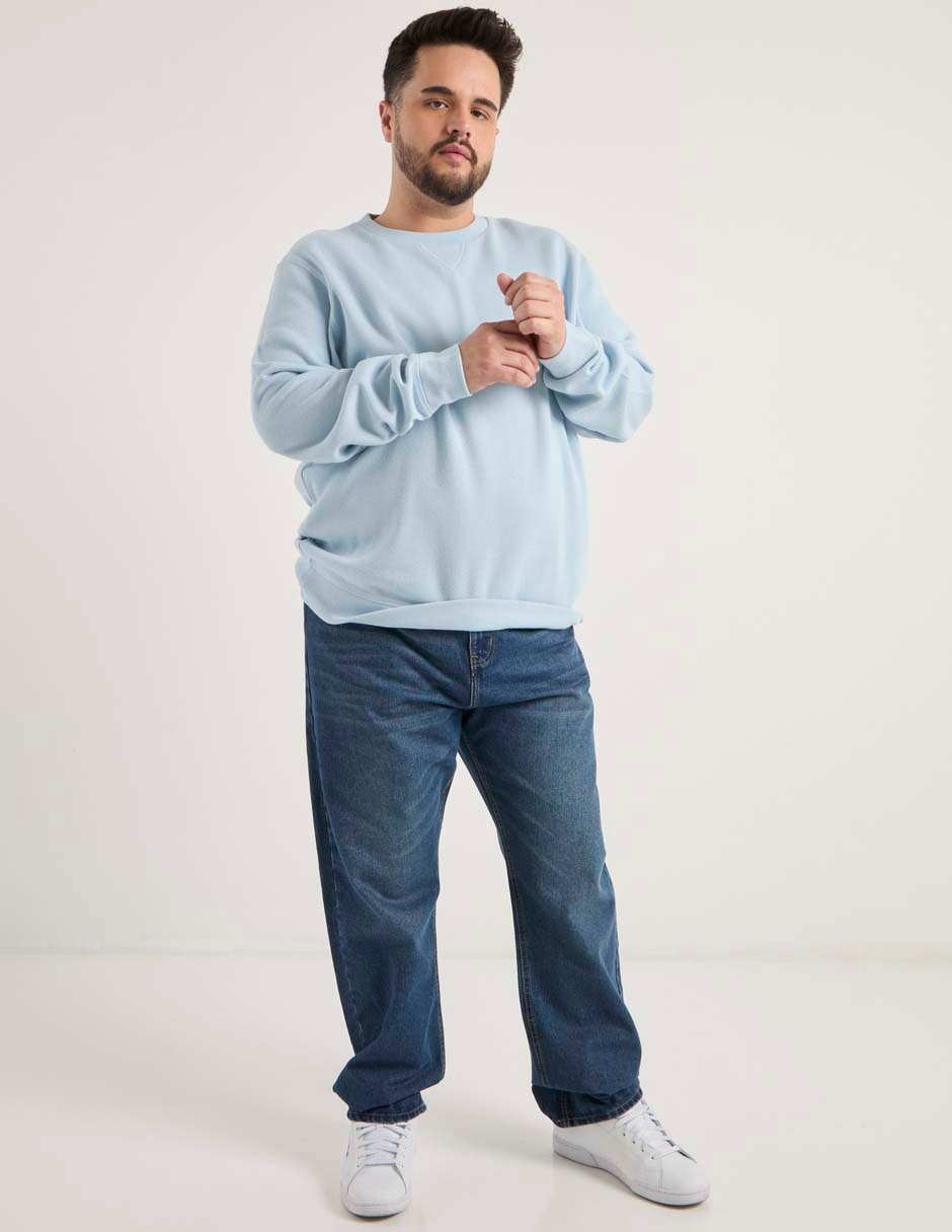 Jeans straight lavado medio para hombre 3