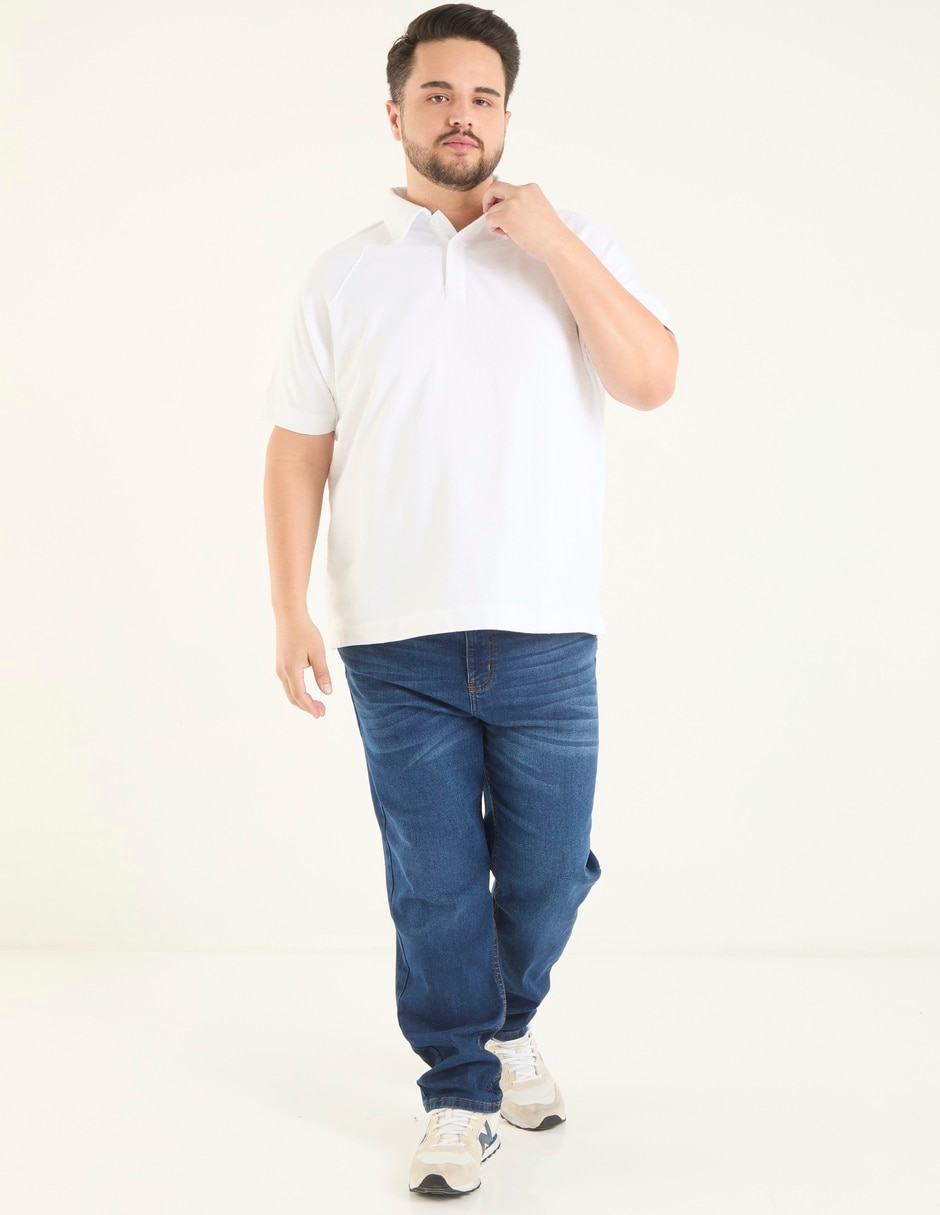 Jeans slim deslavado para hombre 3