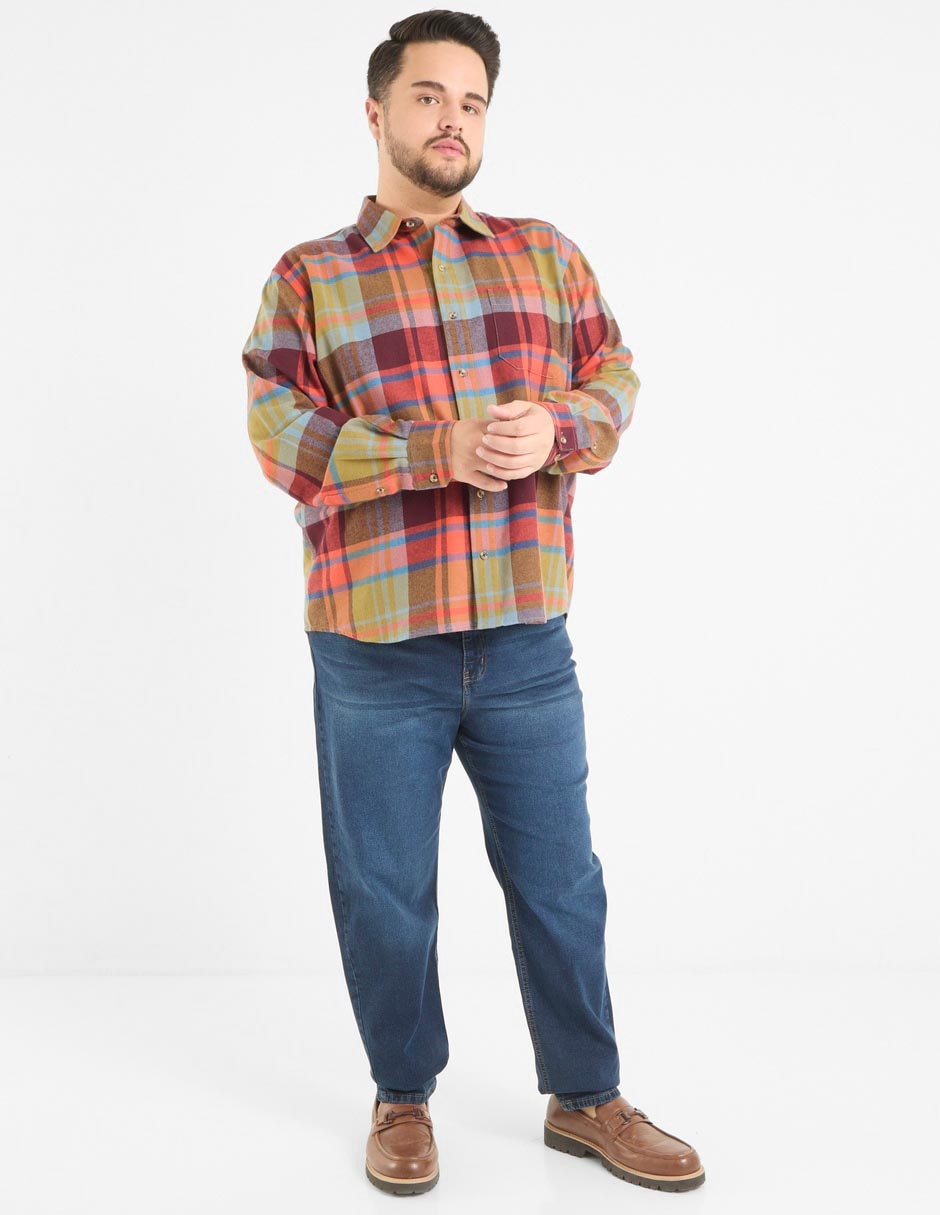 Jeans slim deslavado para hombre 3