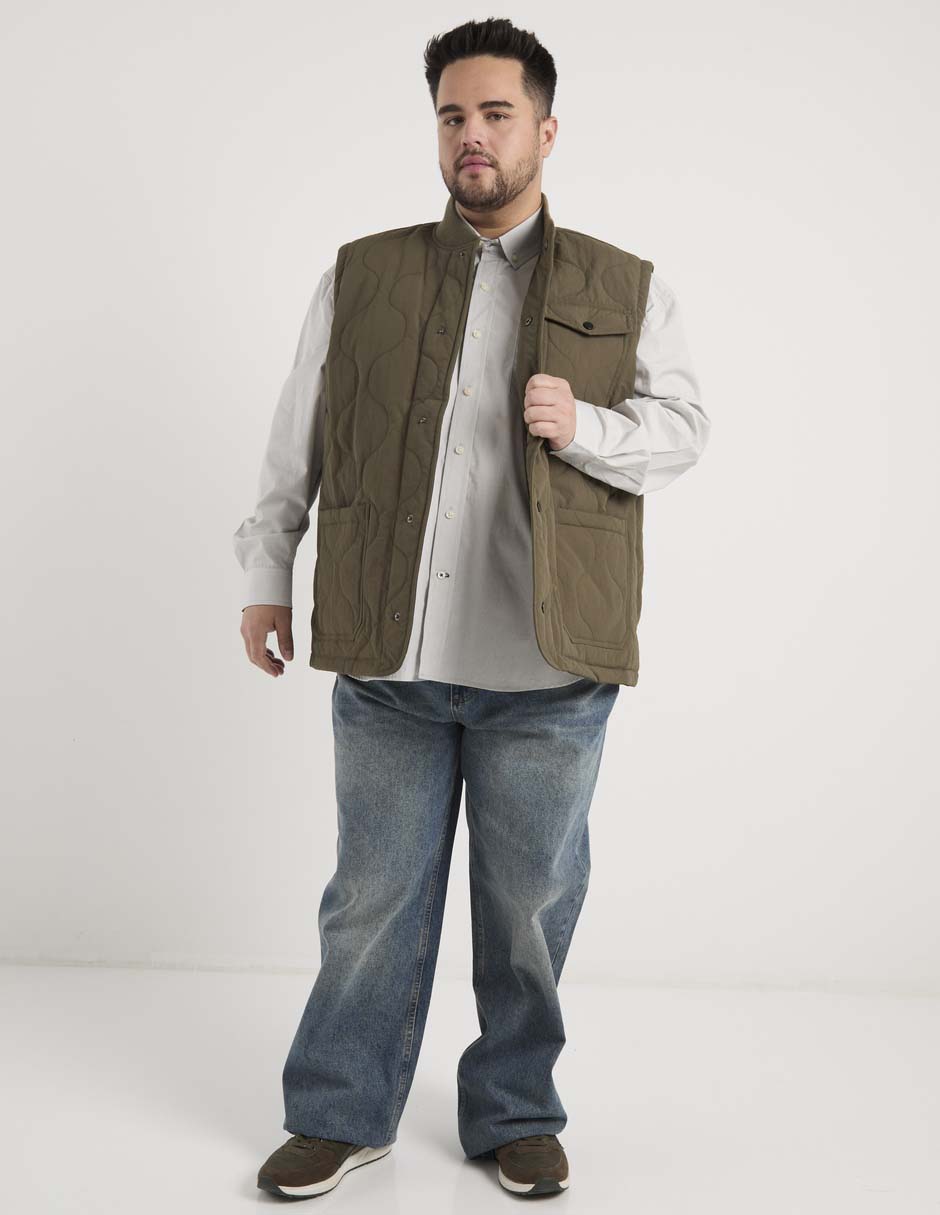 Camisa casual manga larga para hombre 2