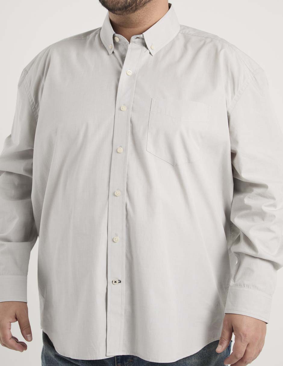 Camisa casual manga larga para hombre 5