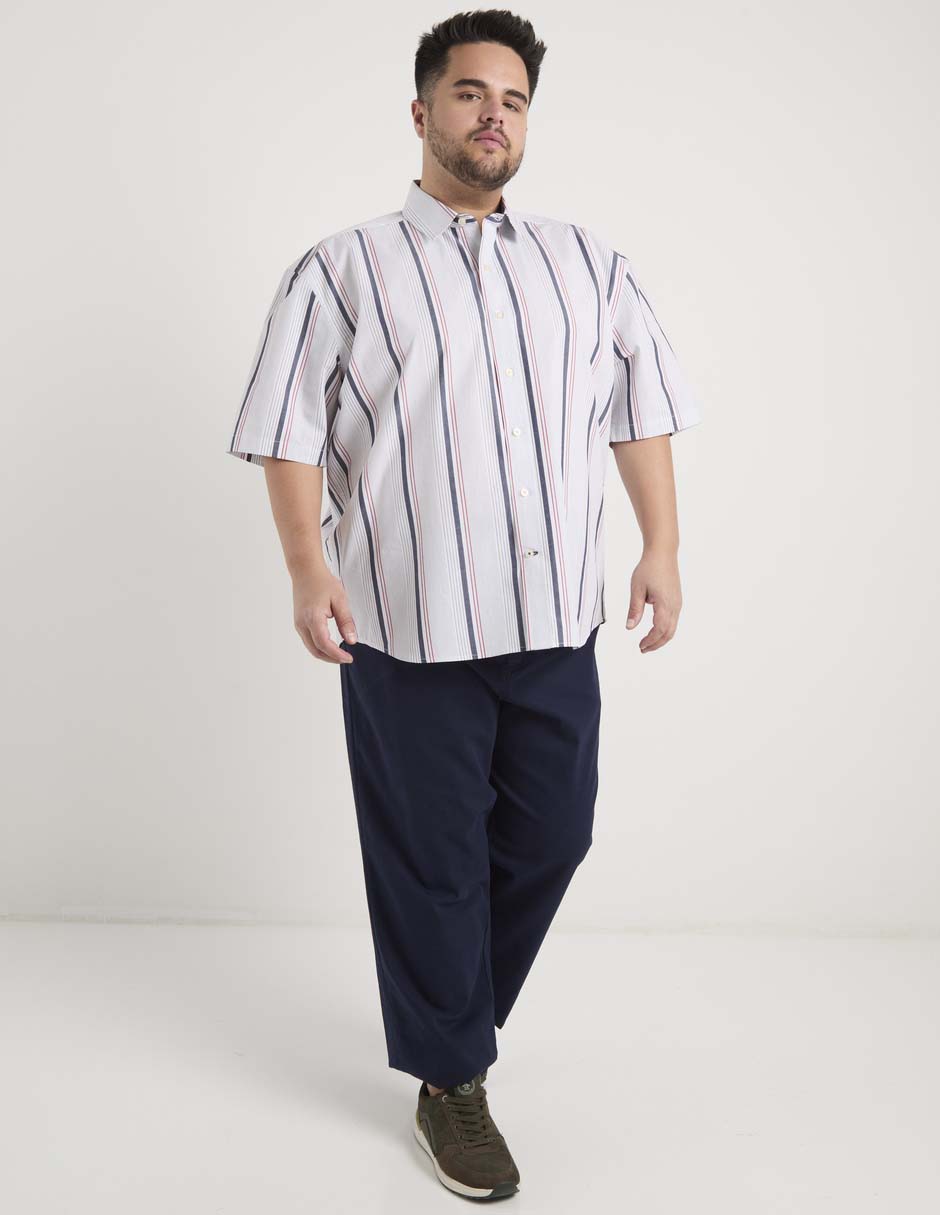 Camisa casual manga al codo para hombre 2