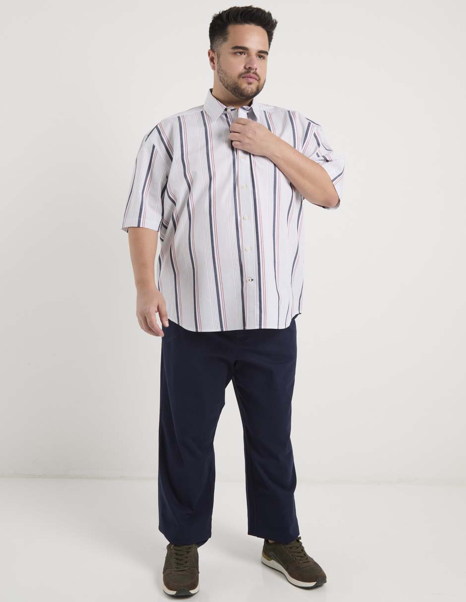 Camisa casual manga al codo para hombre 3