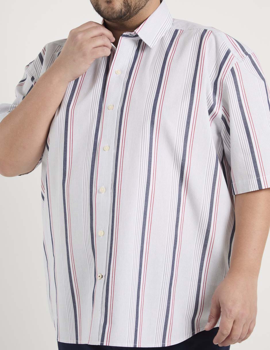 Camisa casual manga al codo para hombre 5