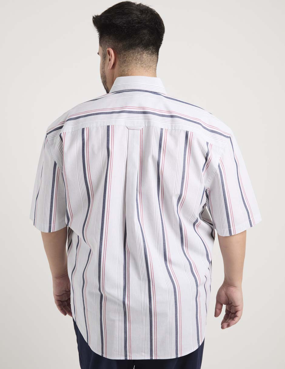 Camisa casual manga al codo para hombre 6