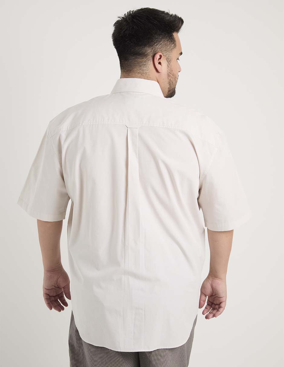 Camisa casual manga al codo para hombre 6