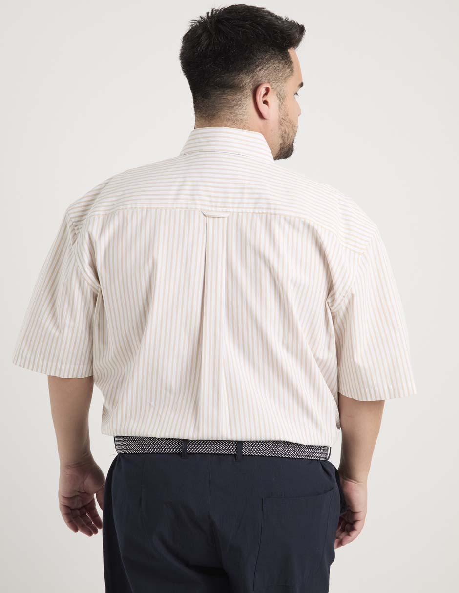 Camisa casual manga al codo para hombre 6