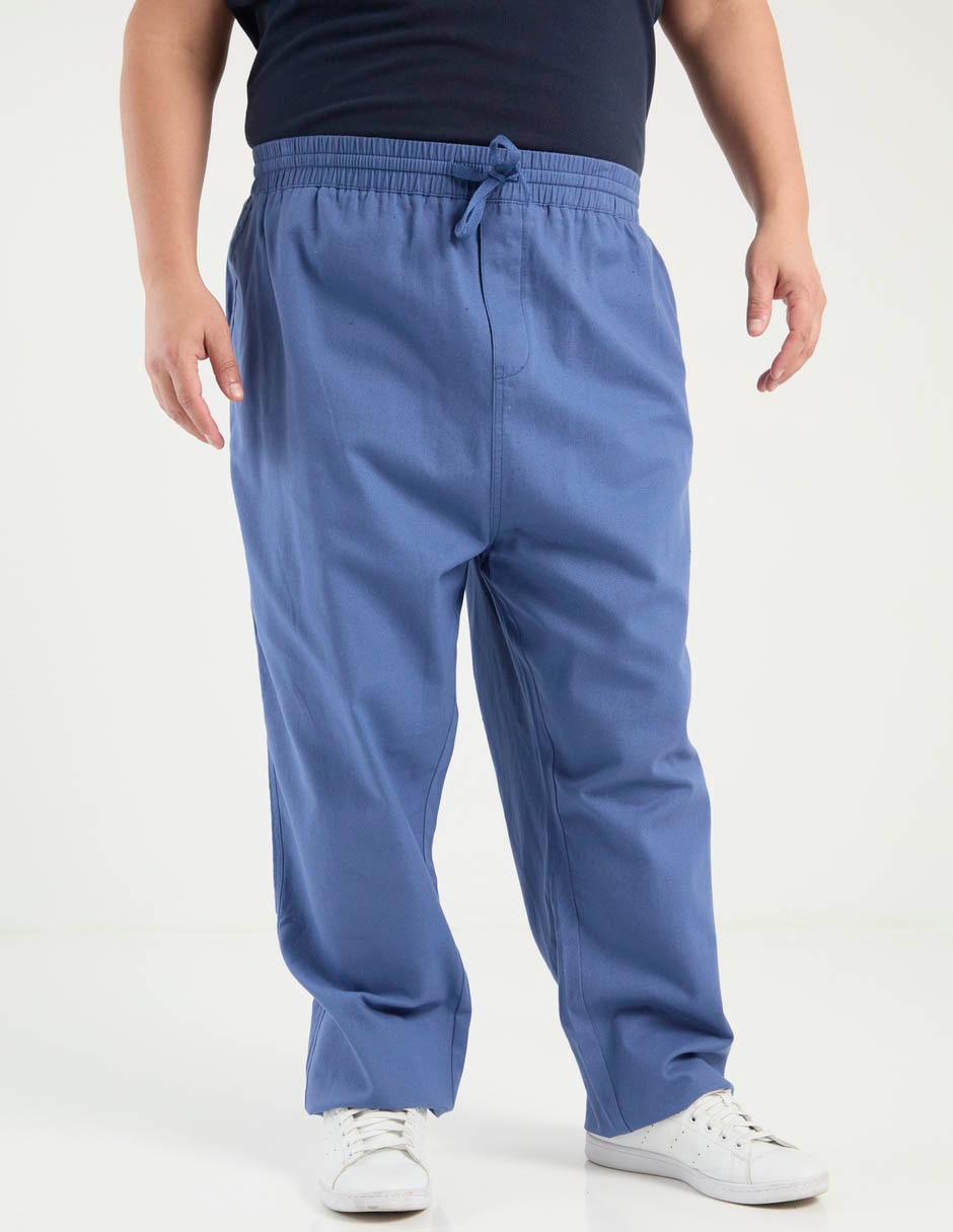 Pantalón casual relaxed straight para hombre