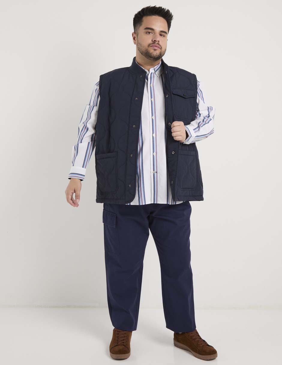 Camisa casual manga larga para hombre 3