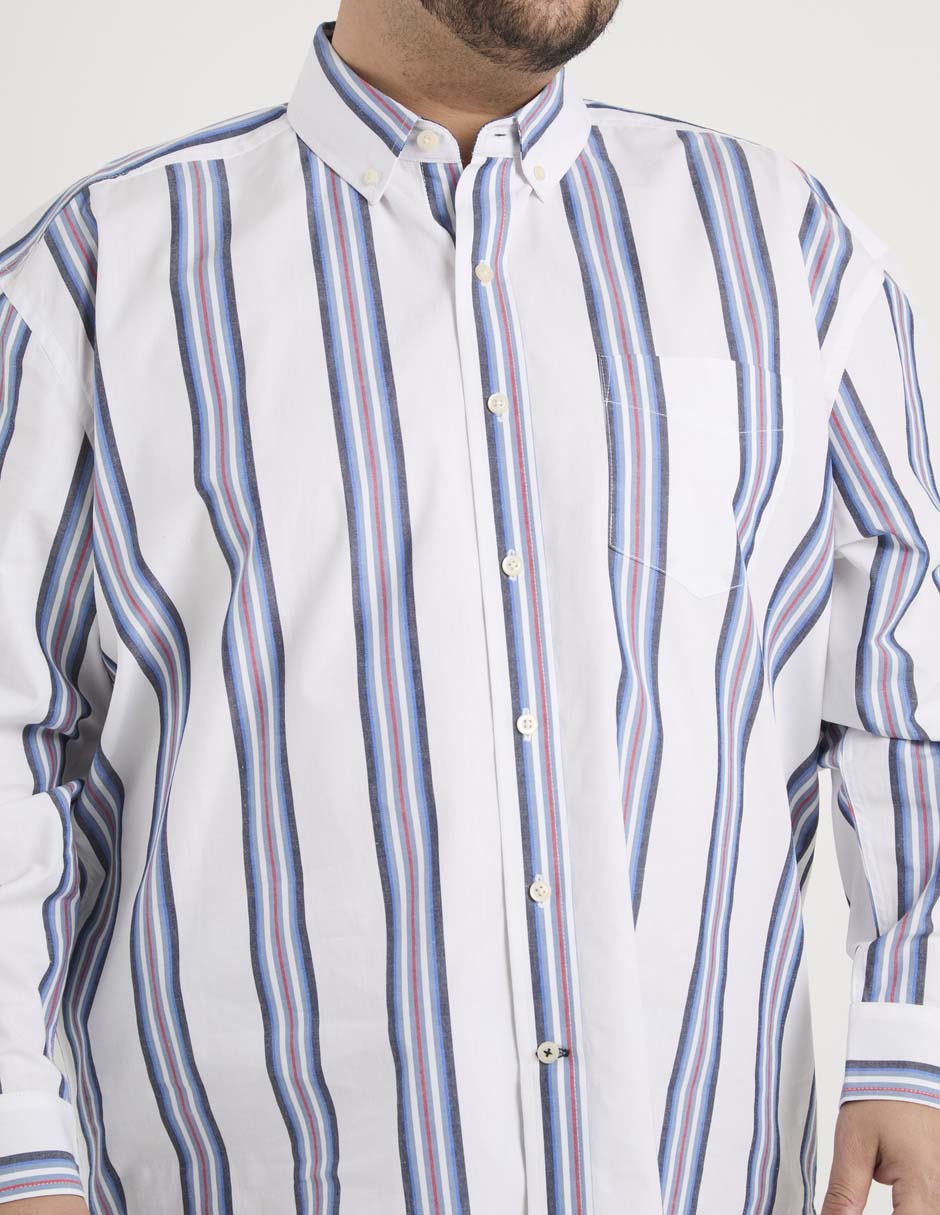Camisa casual manga larga para hombre 5