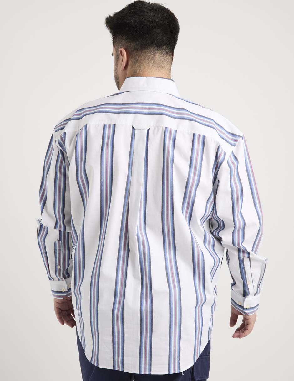 Camisa casual manga larga para hombre 6