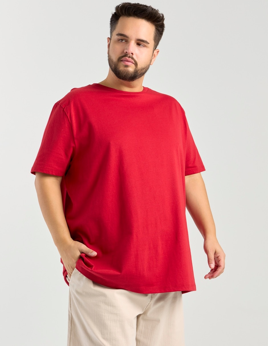 Playera cuello redondo para hombre