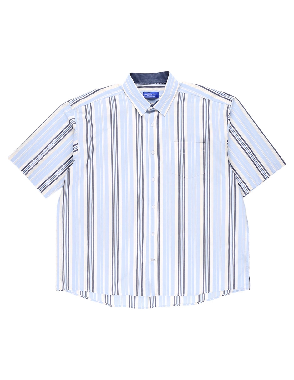 Camisa casual de algodón manga corta para hombre 5